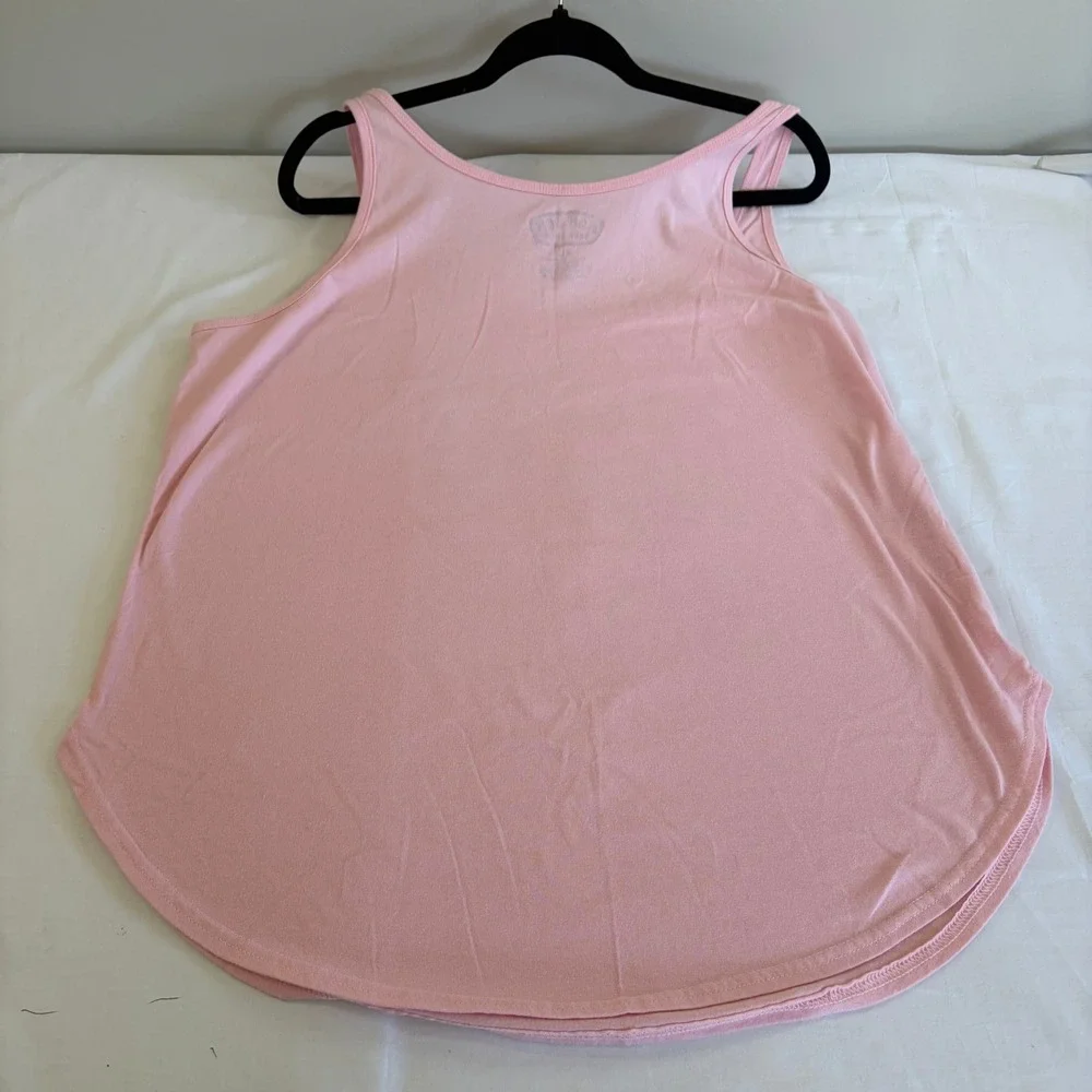 Ron Jon Surf Shop Pink Graphic Tank Top XL Vintage Beachcore Logo Sleeveless